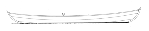 16' Double-Ended Pulling Boat, SHEARWATER profile
