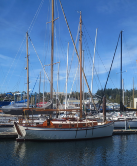 North Sea 29:' centerboard cruising cutter Beckon 